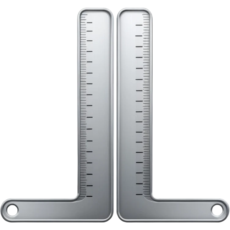 growing ruler with extended marks emoji
