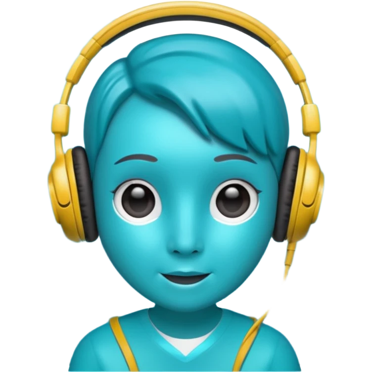 blue kiwi ai agent with headphone emoji