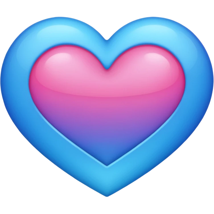 A bisexual heart emoji