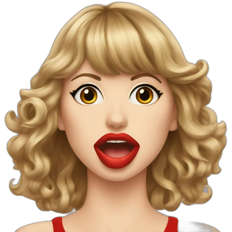 taylor-swift-mouth-bbc emoji