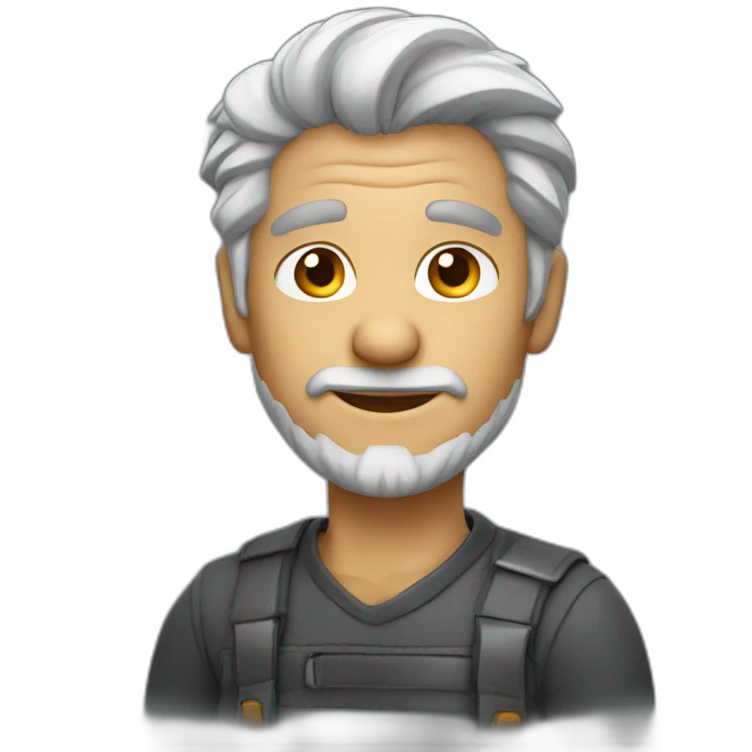 developer gray hair emoji