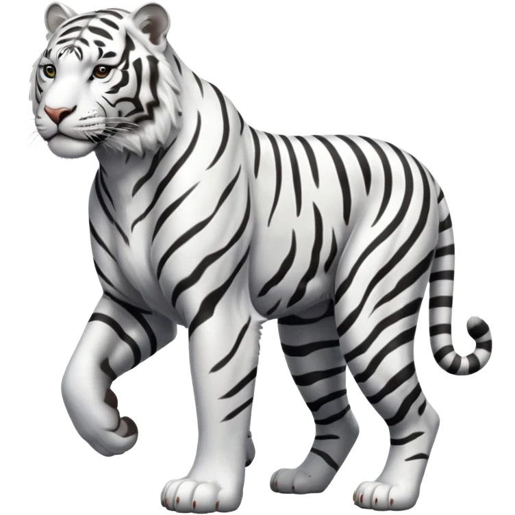 white tiger emoji