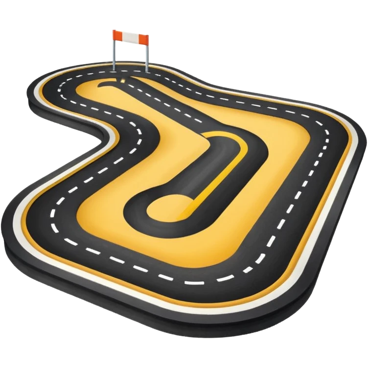 Race track emoji