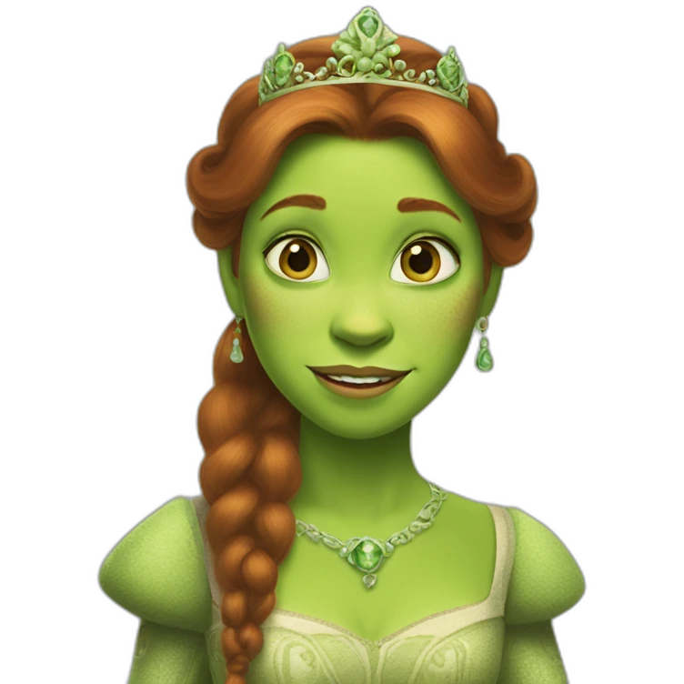 Princess Fiona Human form from Shrek emoji