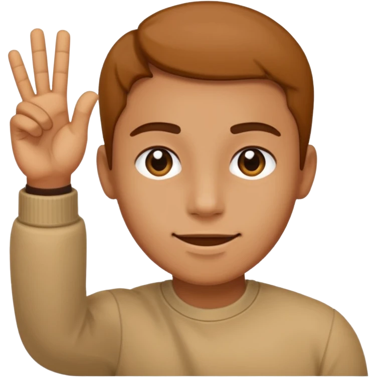 Un humain qui dit OK emoji