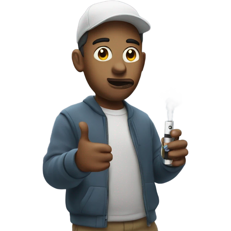 Me vaping  emoji