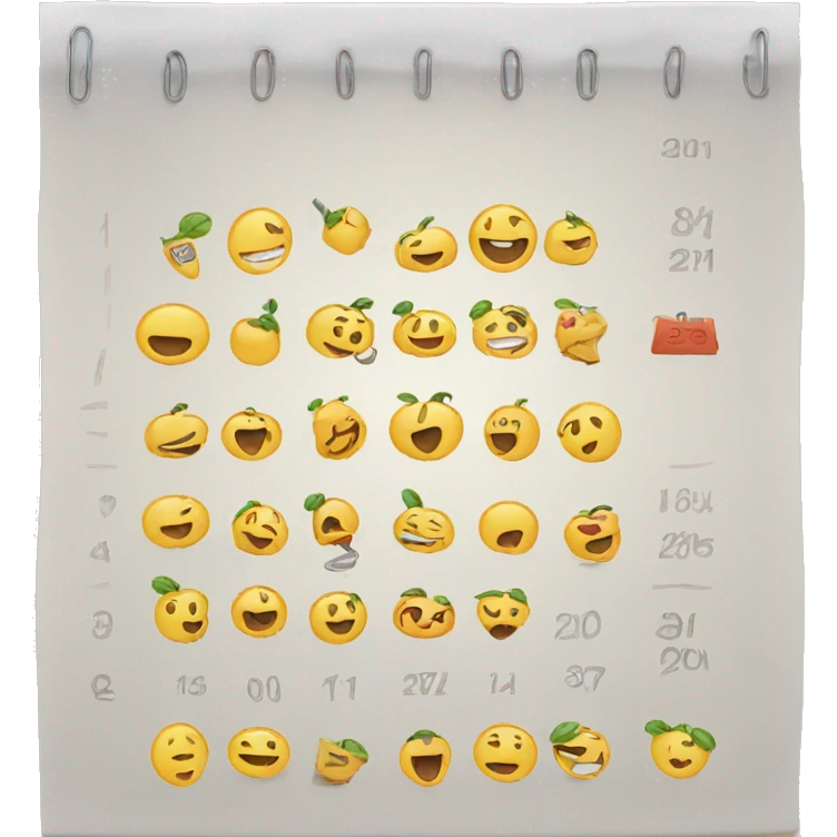 calendar emoji