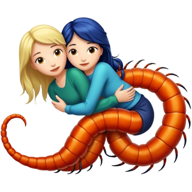 lesbian centipede emoji