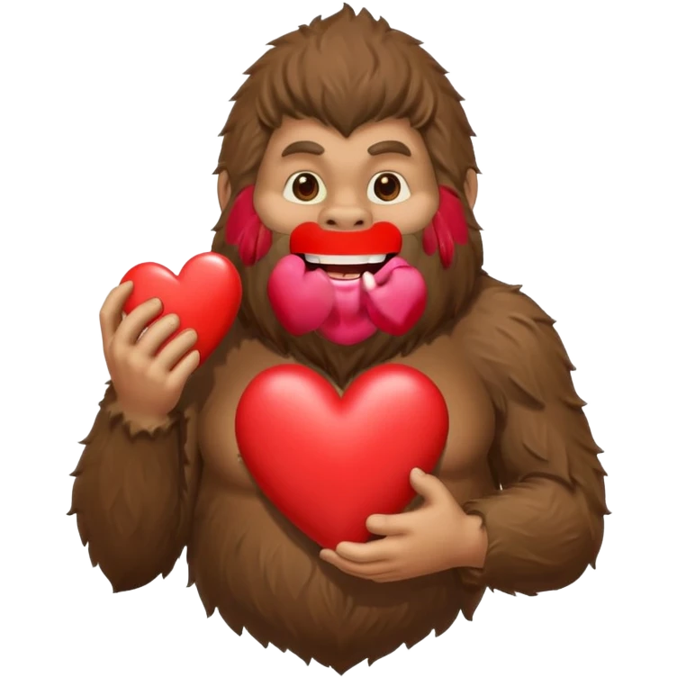 bigfut holding heart emoji