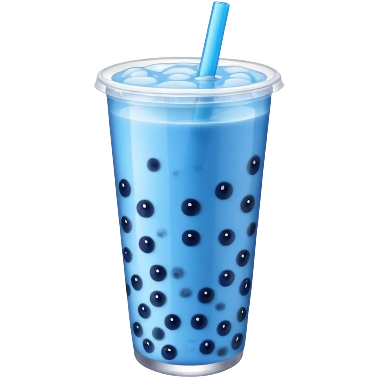 blue bubble tea emoji