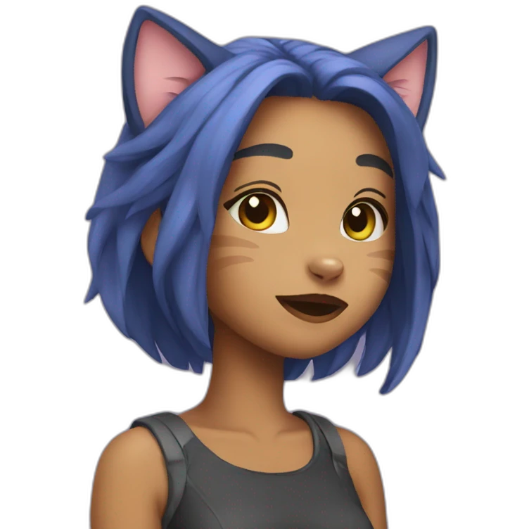 cat girl emoji