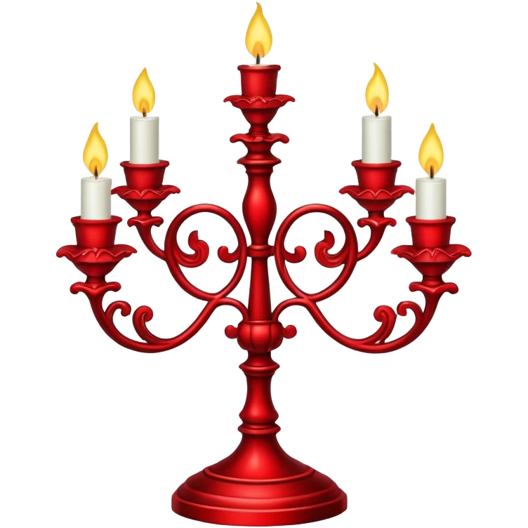 Candelabra red emoji