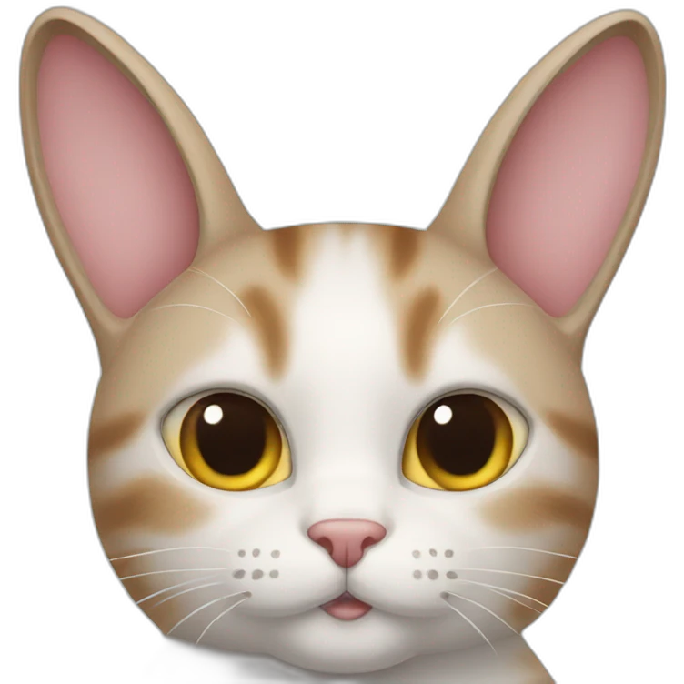 cat with bunny ears emoji