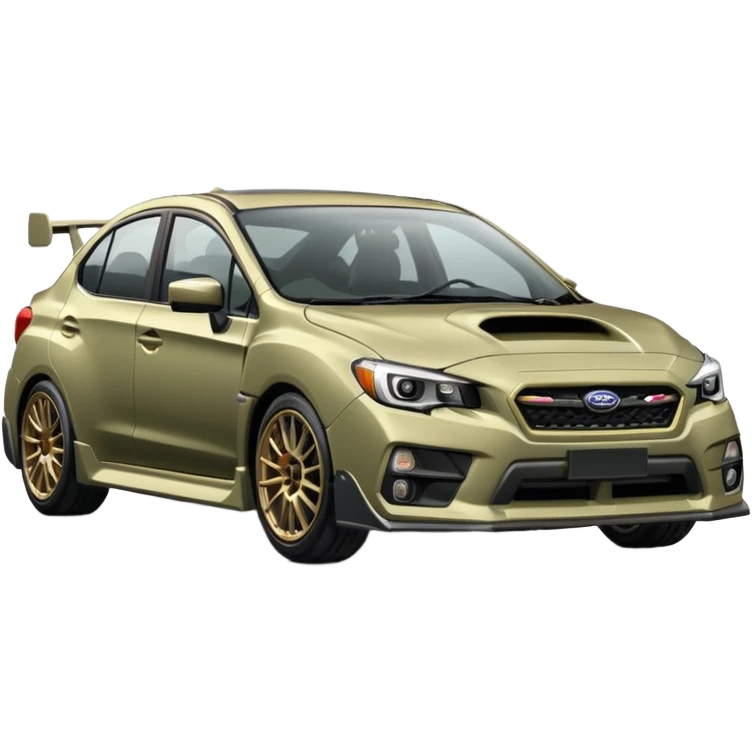 khaki grey Subaru sti emoji