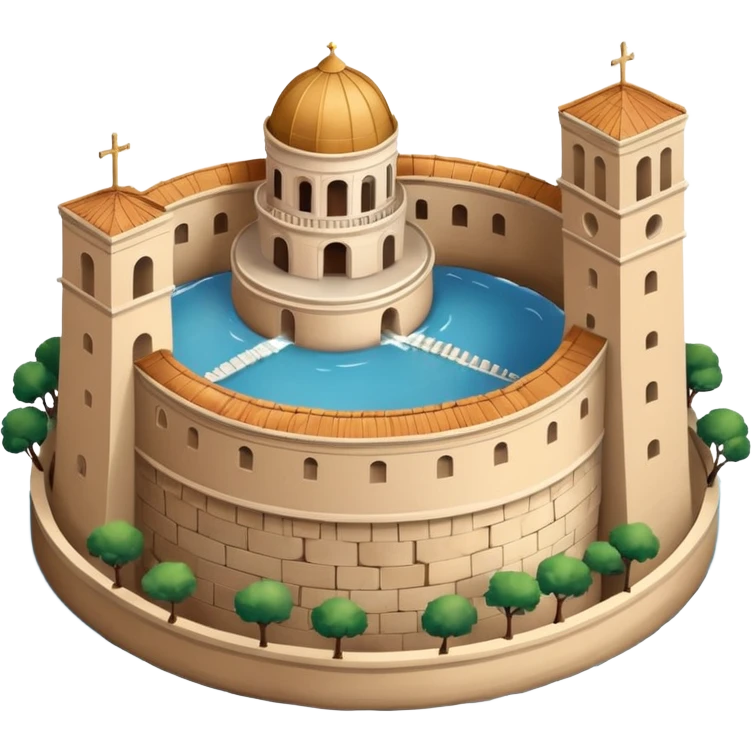 Saint Angel's Castel rome 
no frame, no squared style, no square above
aereal view from up emoji