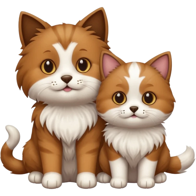 cat dog emoji