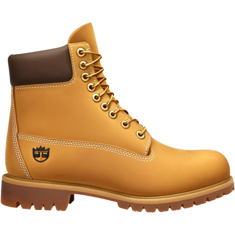 Сделай пару ботинок Timberland в классической расцветке emoji