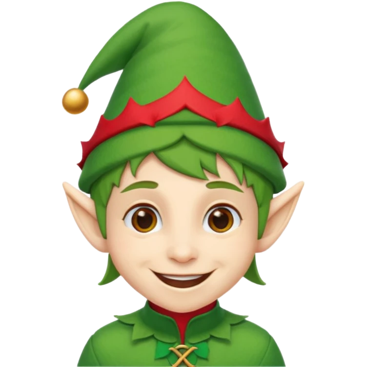 Christmas elf emoji