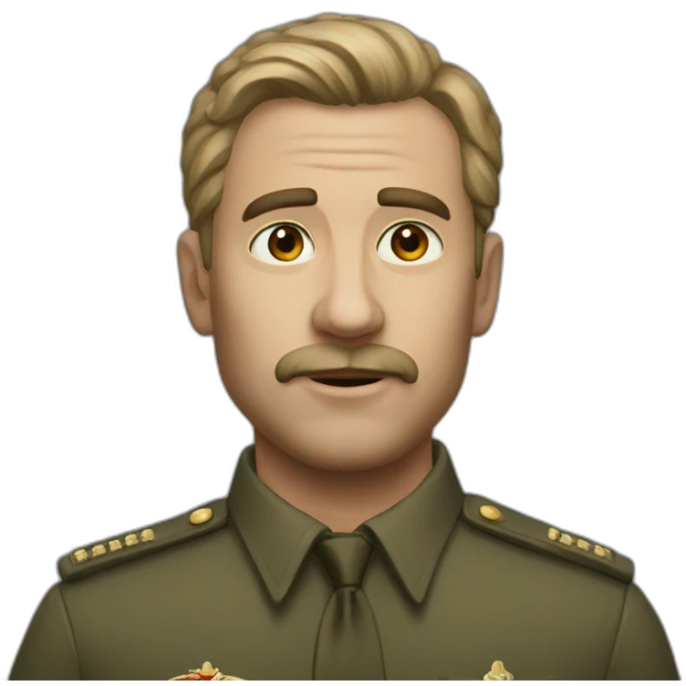 Staline realistic emoji