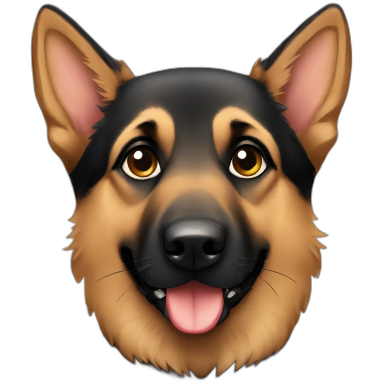 German Shepard emoji