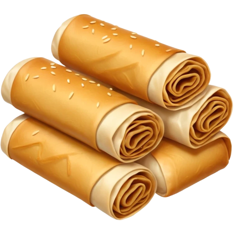 Spring Rolls in the bin  emoji