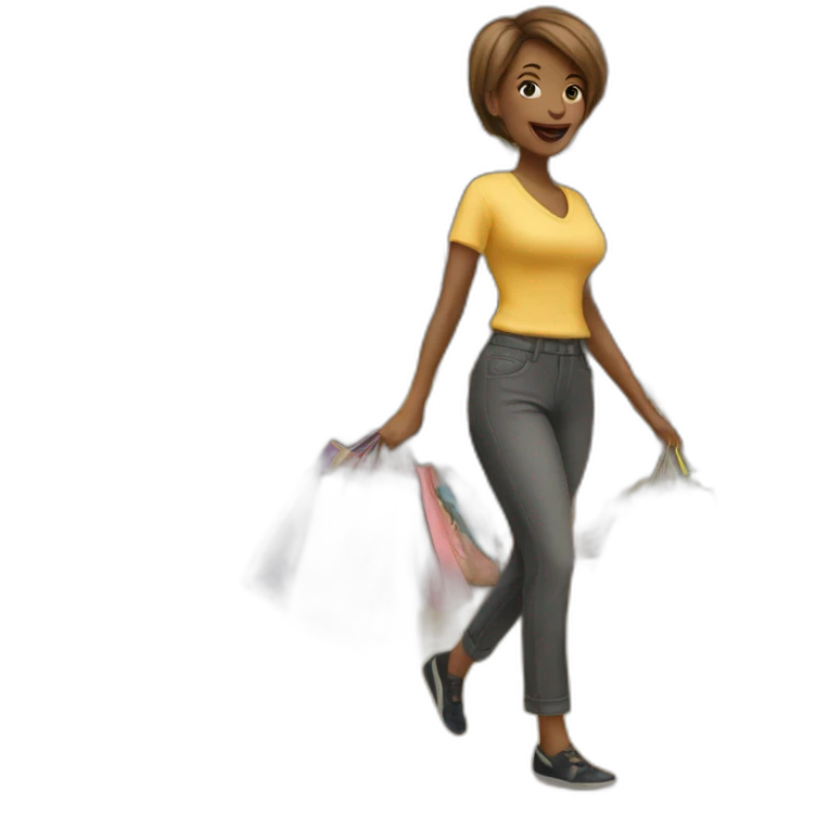 Shopping fever emoji