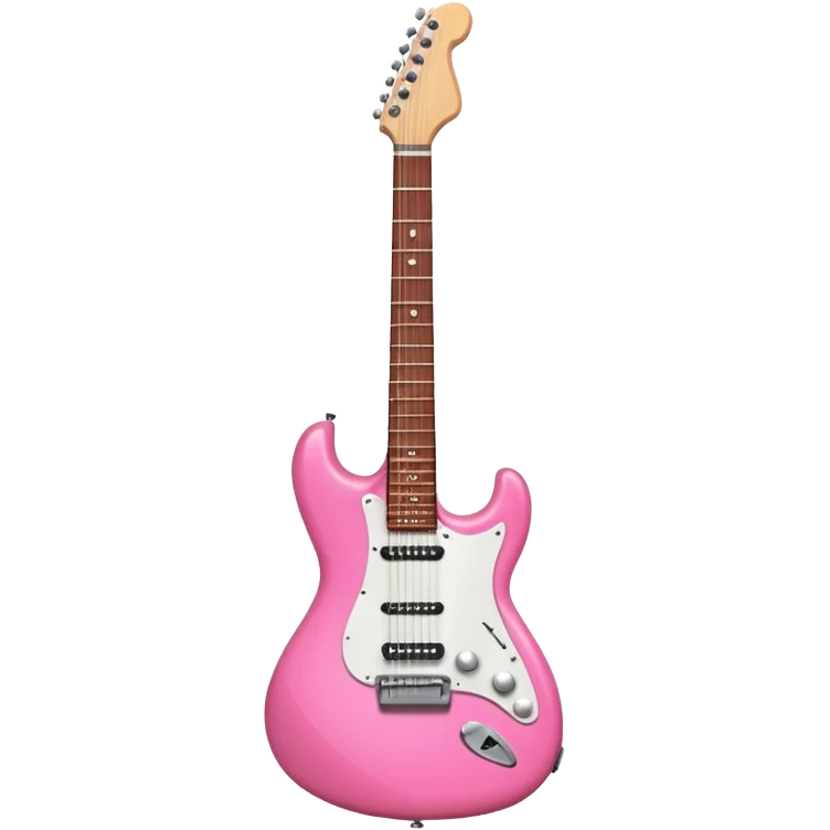 Guitar electric pink emoji