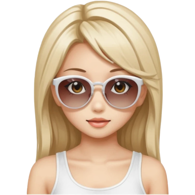 Aesthetic Gyaru Summer Girl emoji