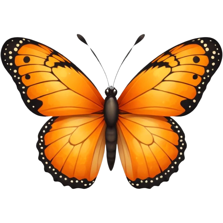 🦋 orange emoji
