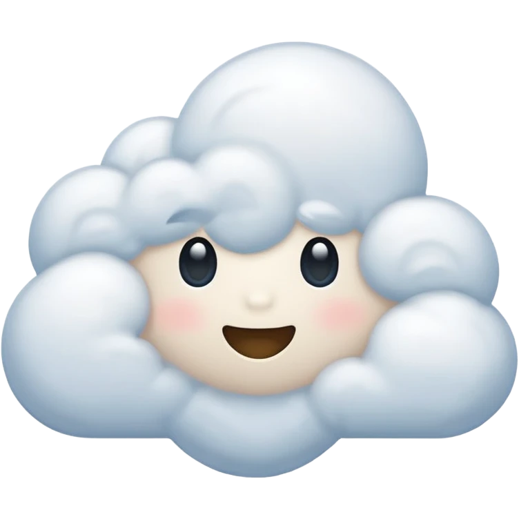 nuvem simples emoji