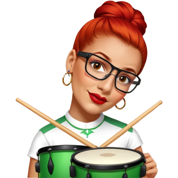 Festive Drummer emoji
