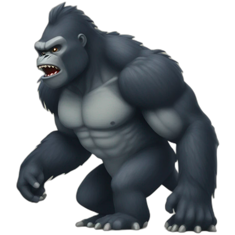 Godzila contre king kong emoji