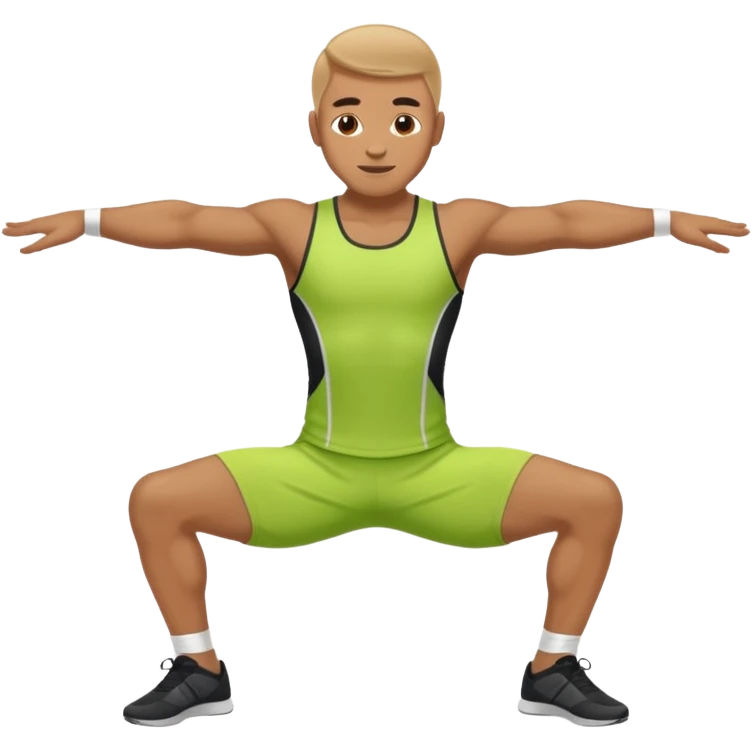 Man doing splits emoji