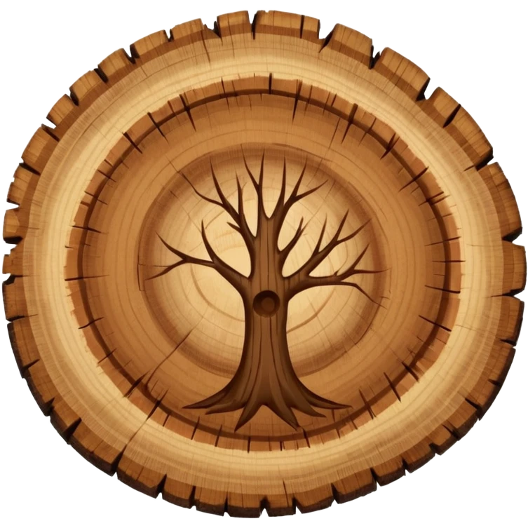 tree slice emoji