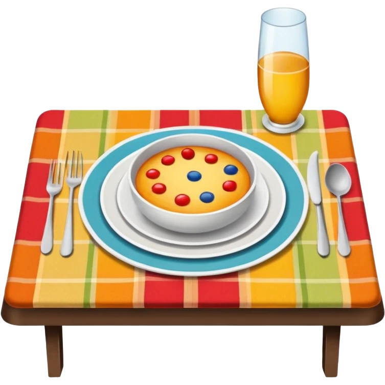 Table with Placemats emoji