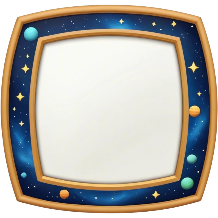 background tile (curved corners) space emoji