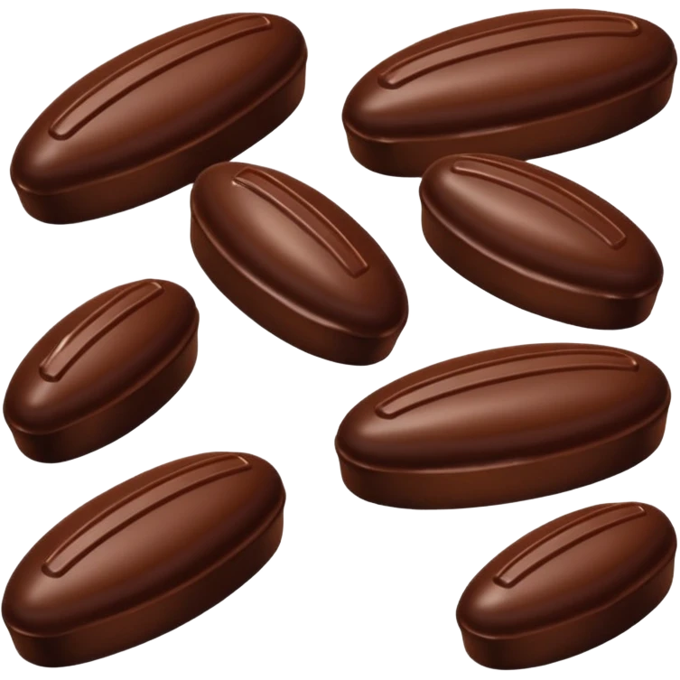 chocotejas ovaladas emoji