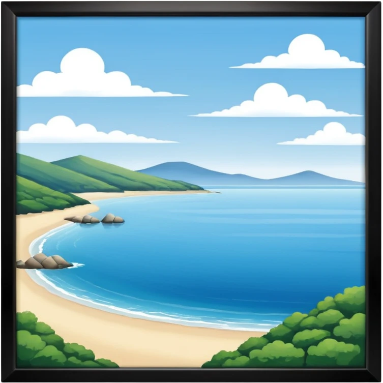 sea view emoji