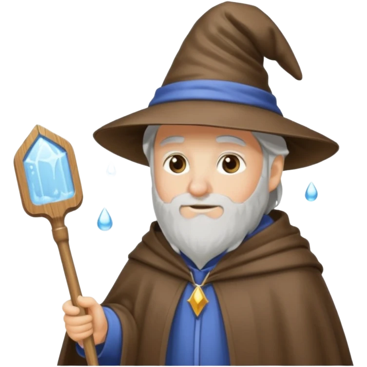 a wizard cleaning windows emoji