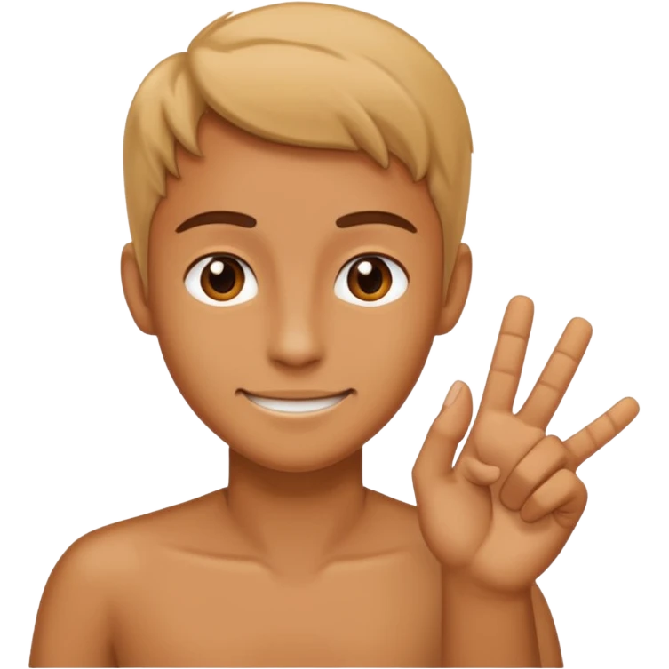 Un humain qui dit OK emoji