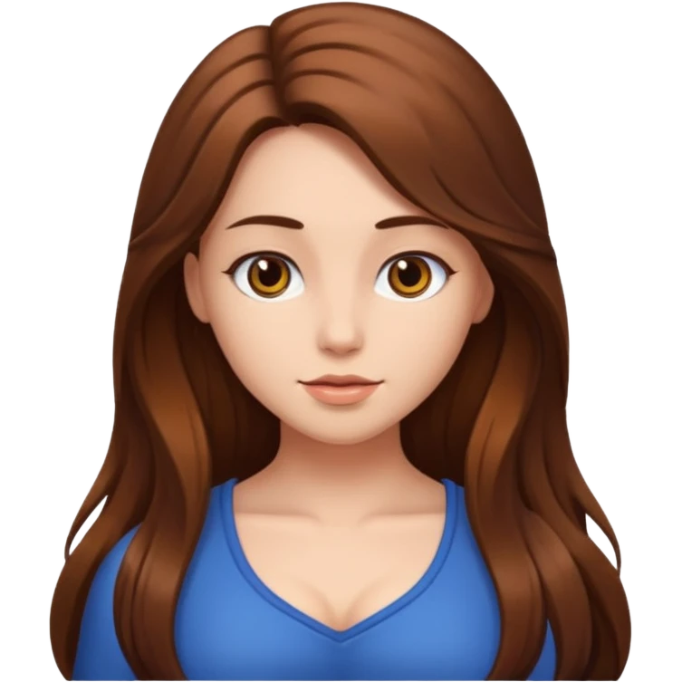 Make a girl with big chest emoji