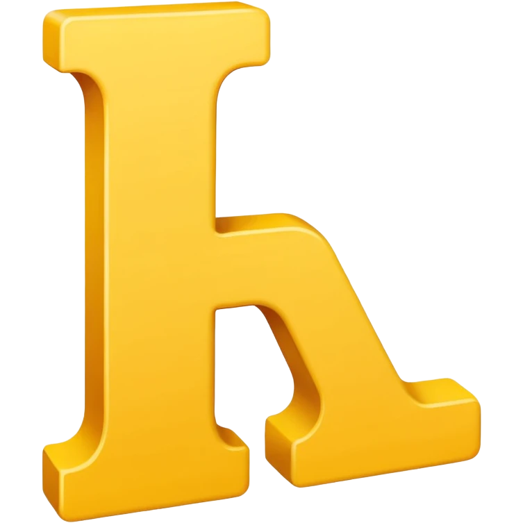The letter “L” with a yellow background  emoji