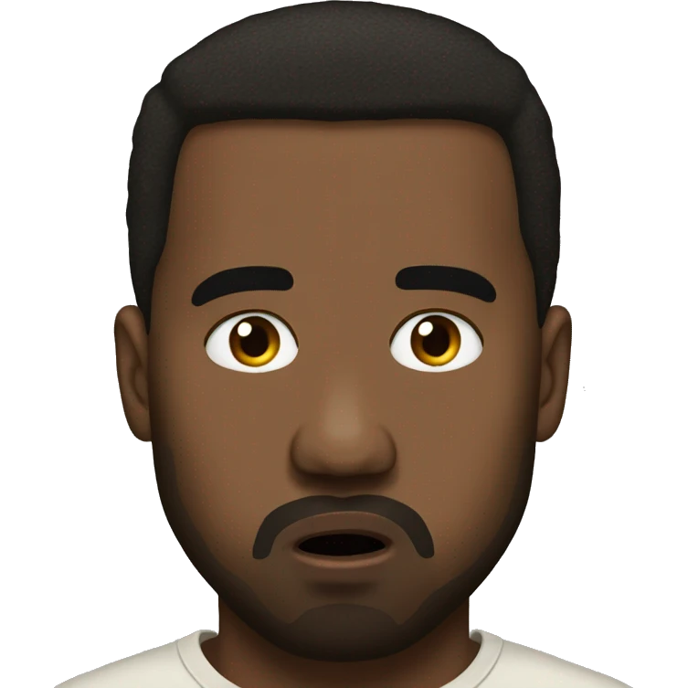 Shocked Kanye west emoji