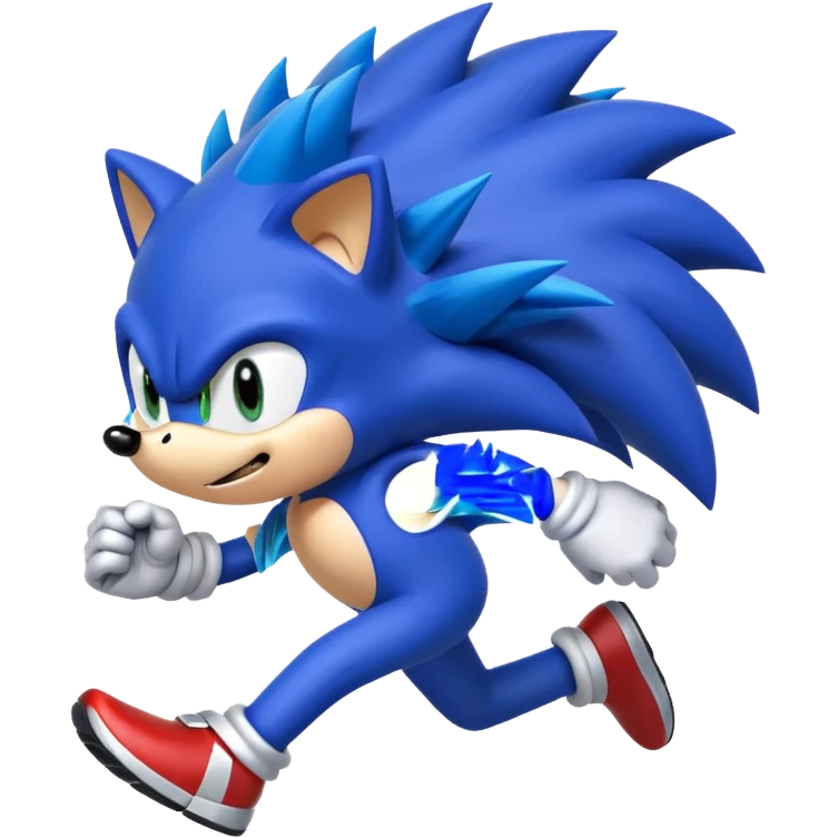 Sonic the hedgehog emoji