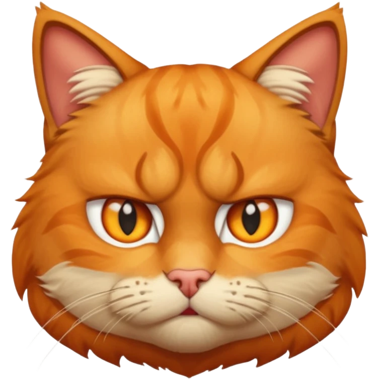 angry bird cat face emoji