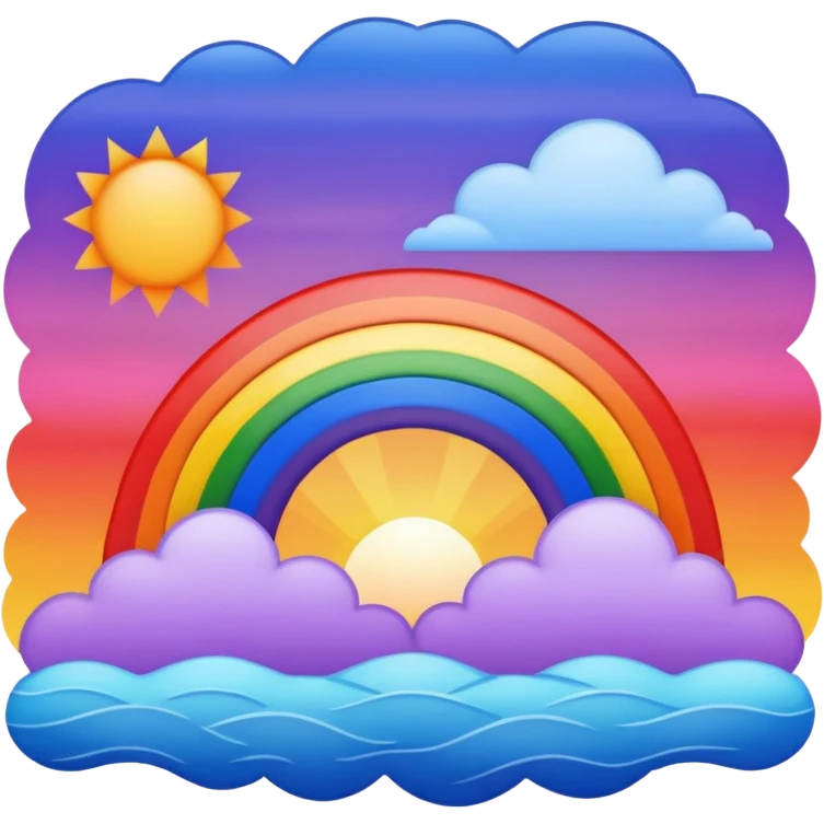 🎈🌄🌈 emoji