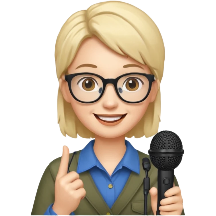 vlogger nice emoji