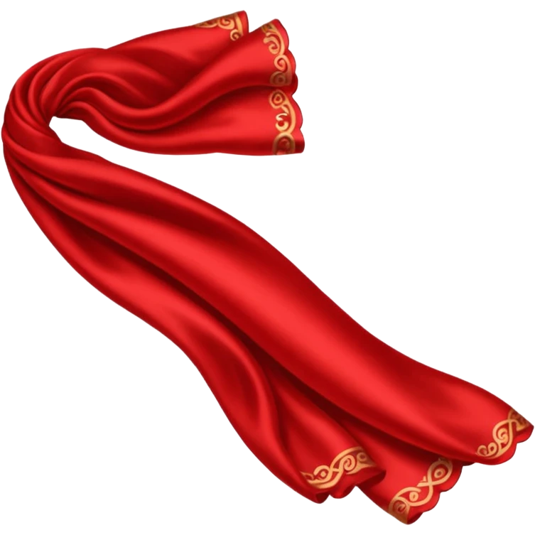 a red sleeve emoji