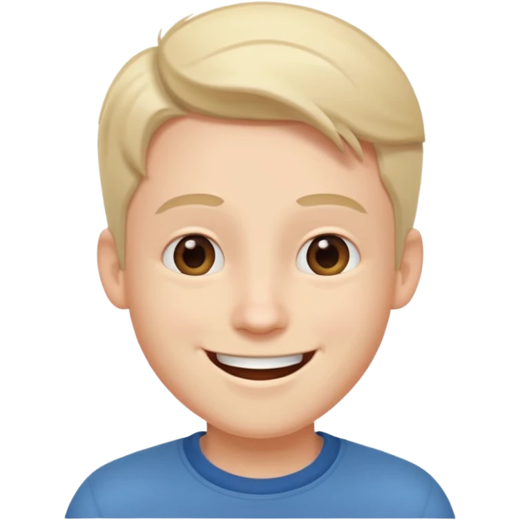 garcon blanc qui discute avec des plusieurs amis emoji