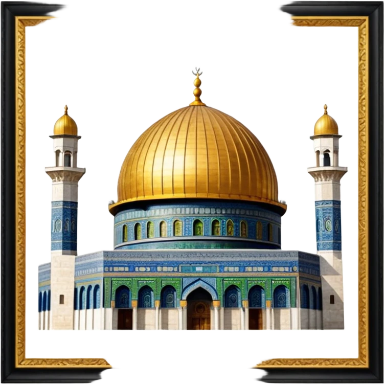 Dome of the rock, Palestine emoji